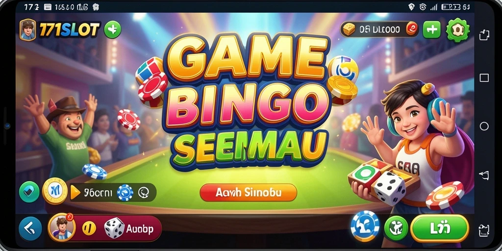 Tampilan gameplay Bingo yang menegangkan dan seru di 171SLOT.