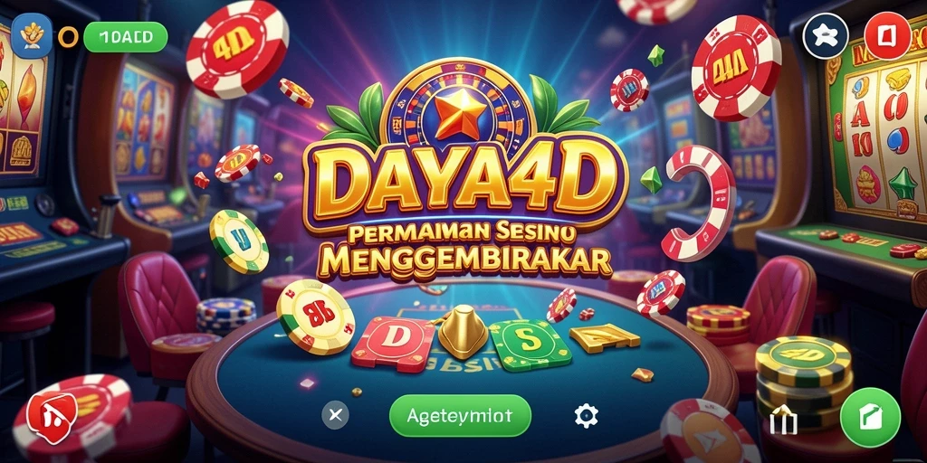 Tampilan gameplay seru di aplikasi Kasino DAYA4D.