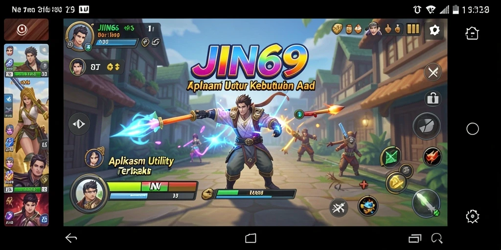 Antarmuka pengguna JIN69 yang intuitif dan ramah pengguna.