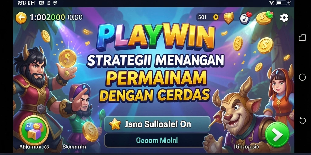 Tampilan menarik dari gameplay strategi di PLAYWIN.