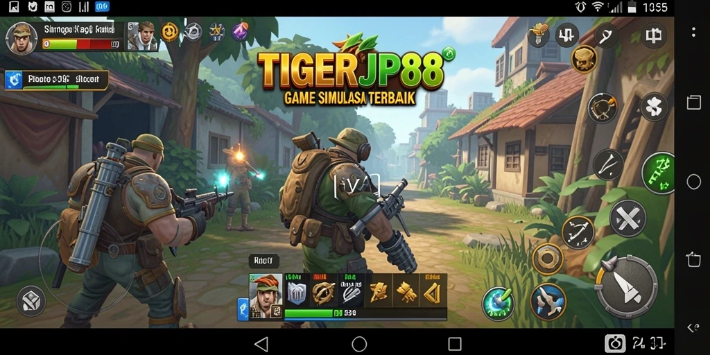 Screenshot utama TIGERJP88 yang menampilkan gameplay seru dan interaktif.