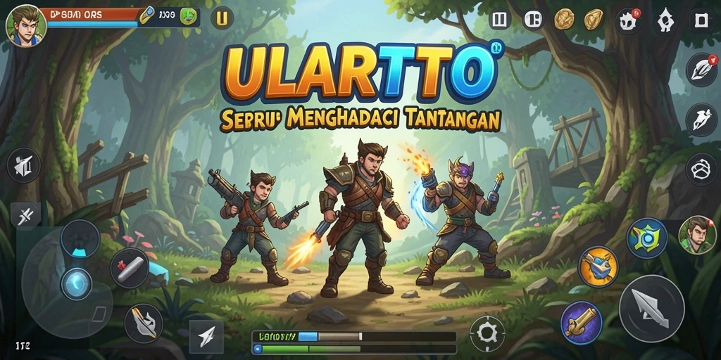 Tangkapan layar ULARTOTO menampilkan pengalaman gameplay yang mendebarkan.